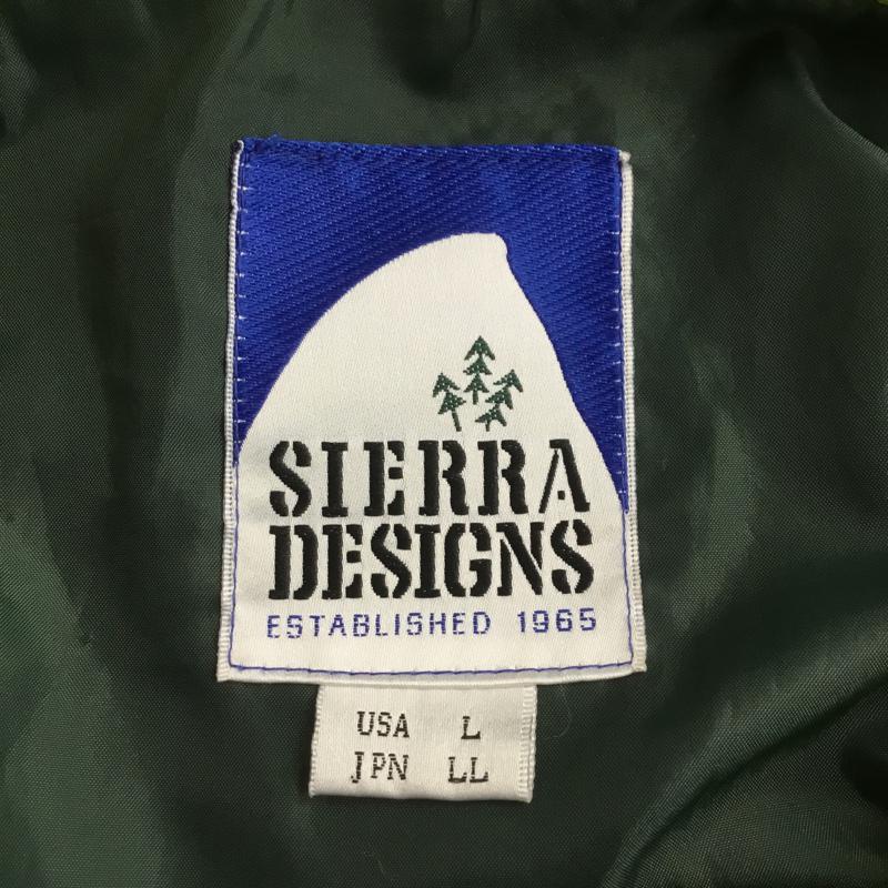 シェラデザイン SIERRA DESIGNS ジャケット、上着 ジャンパー、ブルゾン 10946034 切替えマウンテンパーカー LL ロゴ、文字 緑 / グリーン / X 黄緑 / イエローグリーン / メンズ USED 古着 中古 10070326