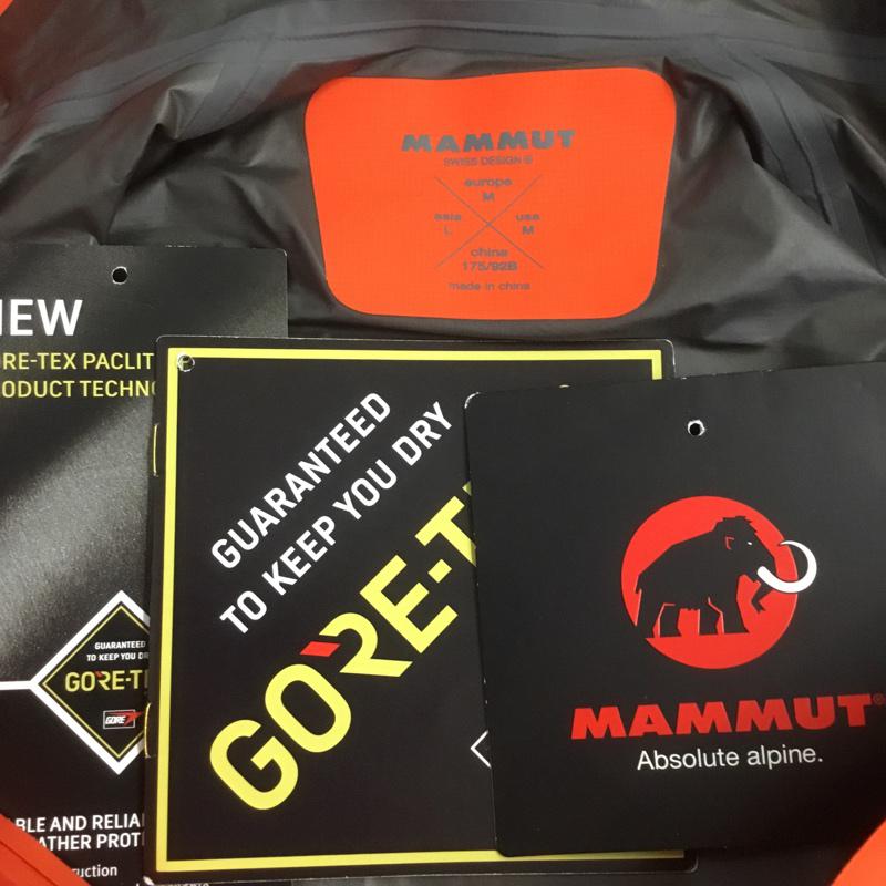マムート Mammut ジャケット、上着 ジャンパー、ブルゾン 1010-27090 Convey Pro GTX HS Hooded Jacket マンテンパーカー L ロゴ、文字 橙 / オレンジ / メンズ USED 古着 中古 10070330