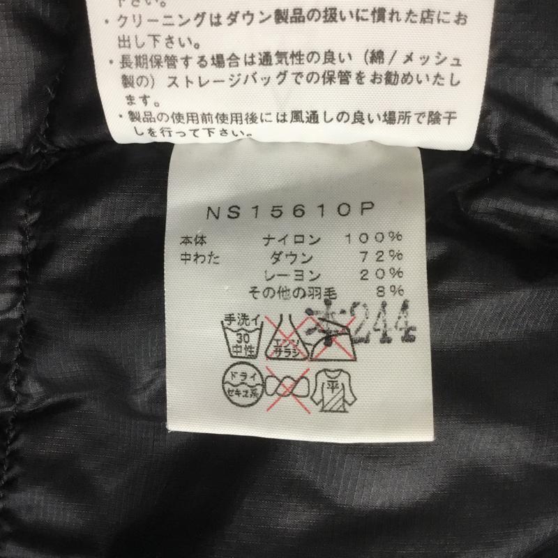 ザノースフェイス THE NORTH FACE ジャケット、上着 ダウンジャケット NS15610P L ロゴ、文字 黒 / ブラック / メンズ USED 古着 中古 10070336