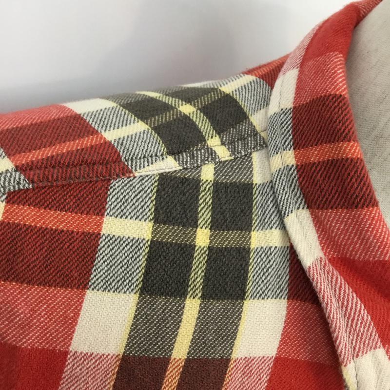 デニムアンドサプライラルフローレン DENIM & SUPPLYRALPHLAUREN シャツ、ブラウス 長袖 ワークシャツ L チェック 赤 / レッド / X 白 / ホワイト / X 黄 / イエロー / X チャコールグレー / チャコールグレー / メンズ USED 古着 中古 10070546