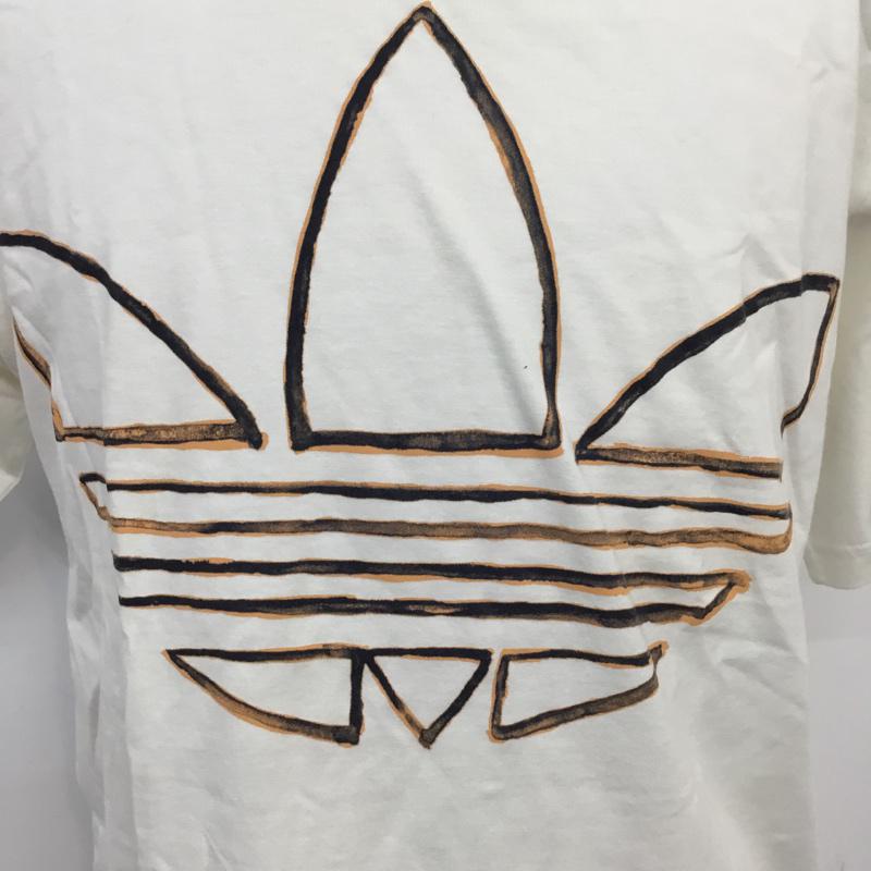 アディダス adidas Tシャツ 半袖 ED6271 WATERCOLOR TEE プリント 白 / ホワイト / メンズ USED 古着 中古 10070745
