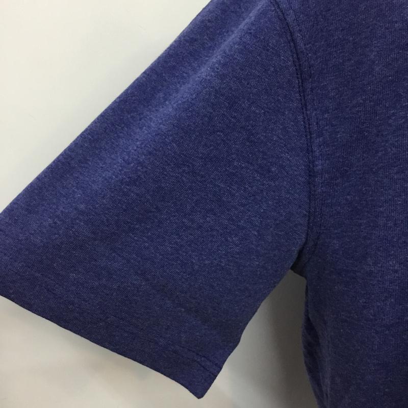 カーハート Carhartt Tシャツ 半袖 105179 リラックスフィット タグ付き 胸ポケット バックロゴ M ロゴ、文字 青 / ブルー / メンズ USED 古着 中古 10070770