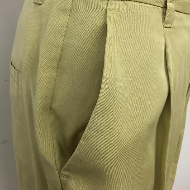 ローリーズファーム LOWRYS FARM パンツ ショートパンツ LF520035AD タック入り ハーフパンツ FREE 無地 黄 / イエロー / レディース USED 古着 中古 10070774