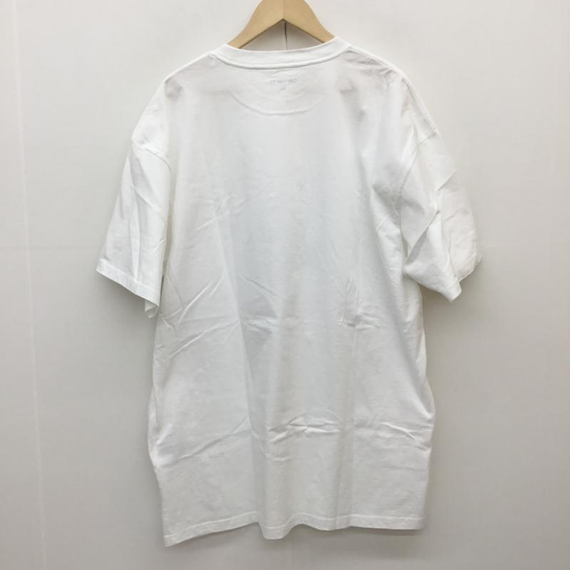 カーハート ダブリューアイピー Carhartt WIP Tシャツ 半袖 Organic Cotton Tee オーガニックコットン100% XL プリント 白 / ホワイト / メンズ USED 古着 中古 10070847