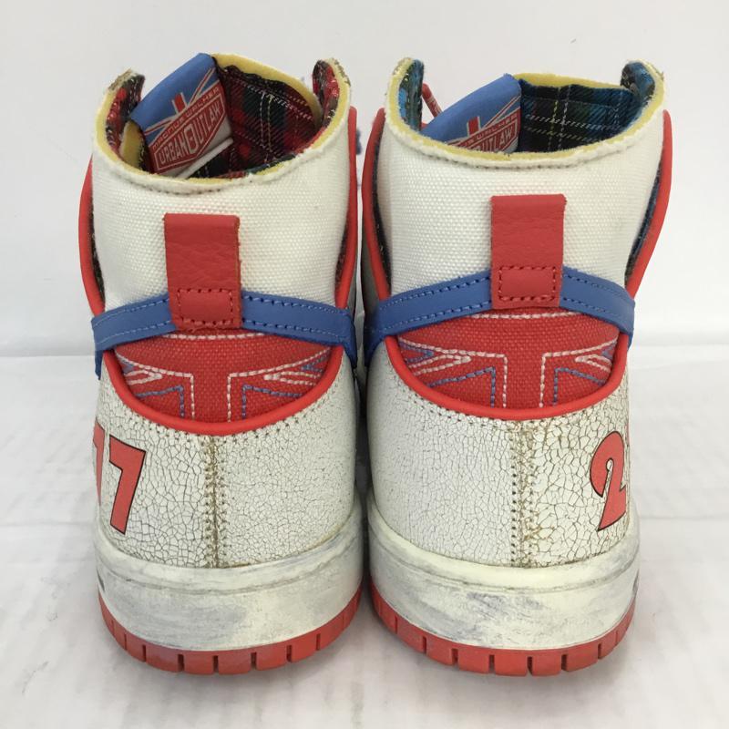 ナイキ NIKE スニーカー スニーカー DH7683-100 SB DUNK HIGH PRO DECON QS 27.5cm 箱有 27.5cm ロゴ、文字 白 / ホワイト / X 赤 / レッド / X 水色 / ライトブルー / メンズ USED 古着 中古 10070879