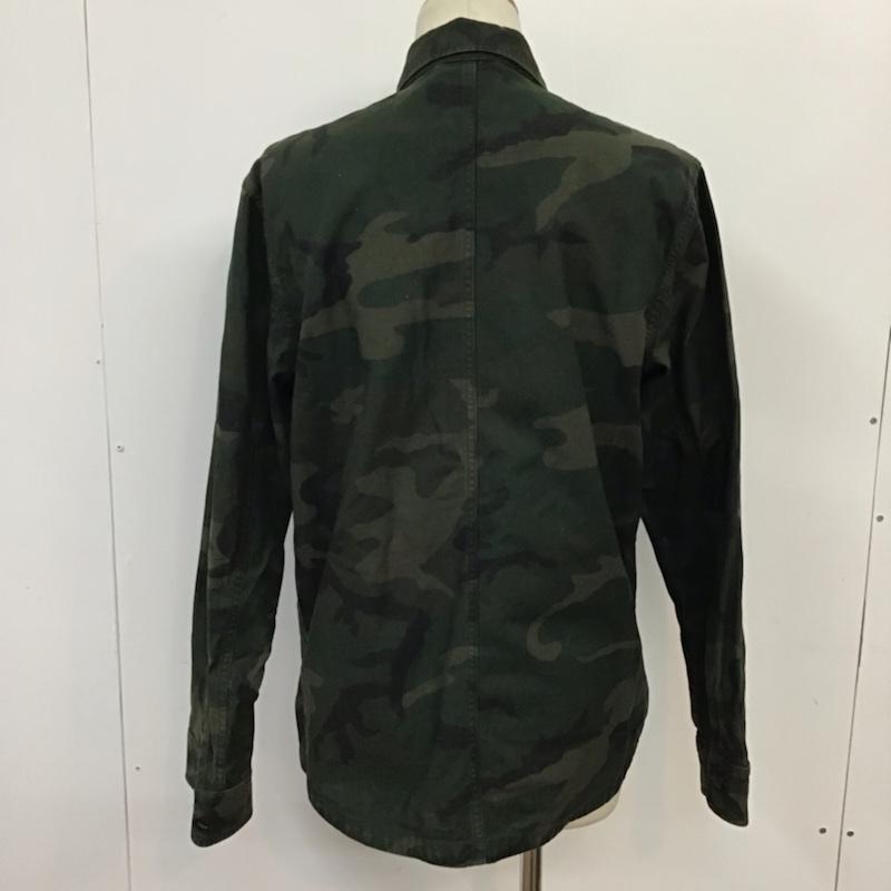 カーハート Carhartt ジャケット、上着 ジャケット、ブレザー I023976 836 06 03 Anson Shirt Jacket シャツジャケット S カモフラージュ柄・迷彩 カーキ / カーキ / X 黒 / ブラック / メンズ USED 古着 中古 10071015