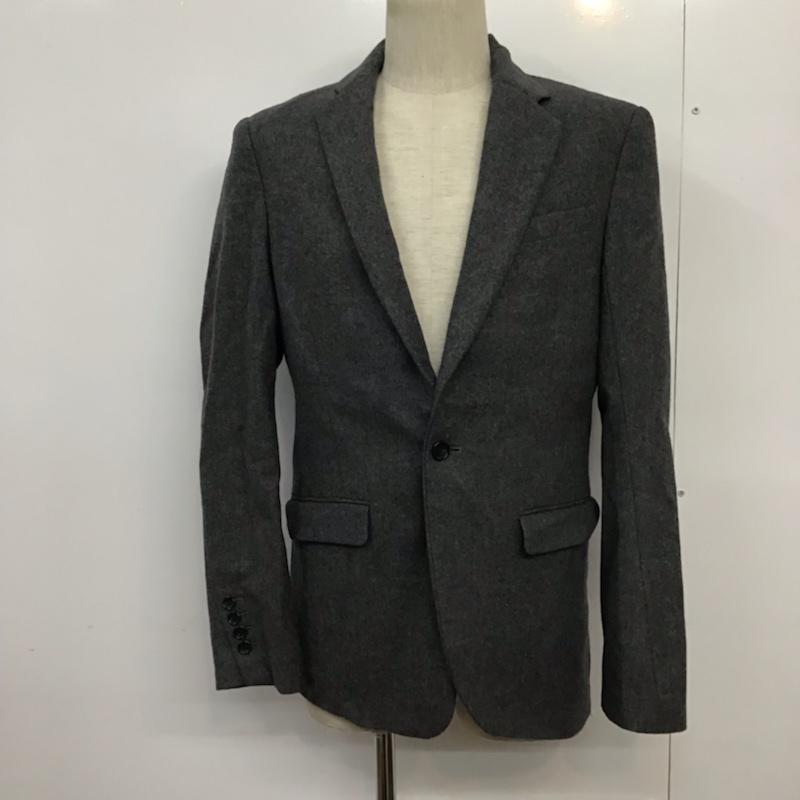 ウェアラバウツ WHEREABOUTS ジャケット、上着 ジャケット、ブレザー W-50003 ウール 46 無地 灰 / グレー / メンズ USED 古着 中古 10071055