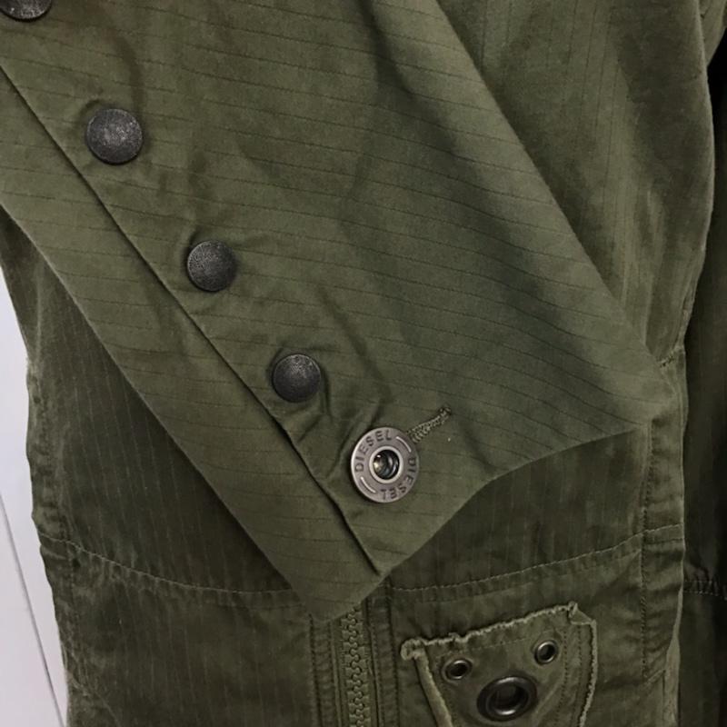 ディーゼル DIESEL ジャケット、上着 ジャケット、ブレザー ミリタリー S 無地 カーキ / カーキ / レディース USED 古着 中古 10071098