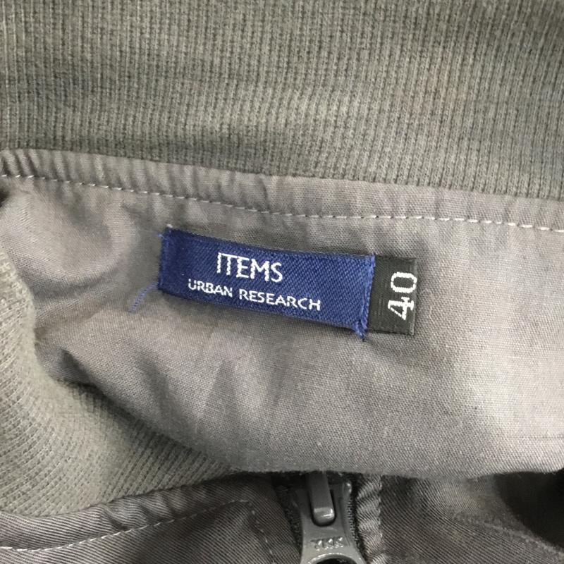 アイテムズ アーバンリサーチ ITEMS URBAN RESEARCH ジャケット、上着 ジャンパー、ブルゾン WH76-17Y001 40 刺繍 チャコールグレー / チャコールグレー / メンズ USED 古着 中古 10071102