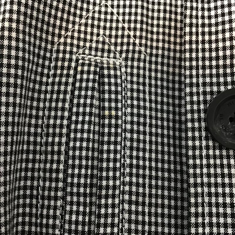 バーバリーブラックレーベル BURBERRY BLACK LABEL コート コート一般 D1F07-106-04 薄手 コットン M チェック 白 / ホワイト / X 黒 / ブラック / メンズ USED 古着 中古 10071106