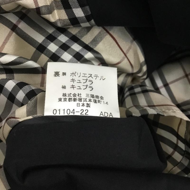 バーバリーブラックレーベル BURBERRY BLACK LABEL ジャケット、上着 ジャケット、ブレザー BMP66-205-09 ダブルボタン M 無地 黒 / ブラック / メンズ USED 古着 中古 10071108