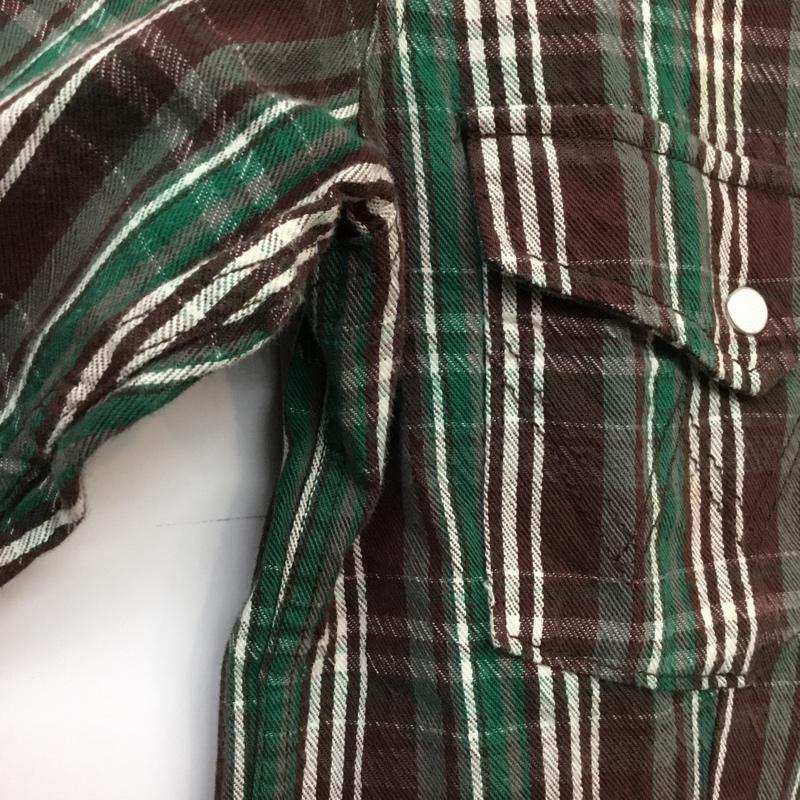 ヒステリックグラマー HYSTERIC GLAMOUR シャツ、ブラウス 長袖 Wangler ラングラー ウエスタン FREE チェック 白 / ホワイト / X 茶 / ブラウン / X 緑 / グリーン / レディース USED 古着 中古 10071232