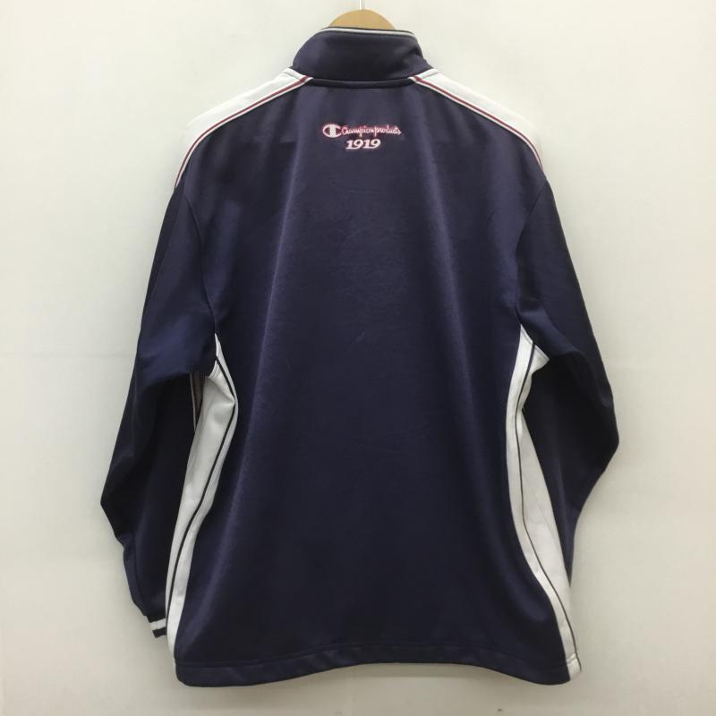 チャンピオン Champion トップス トップス ジャージ L ロゴ、文字 紺 / ネイビー / メンズ USED 古着 中古 10071285