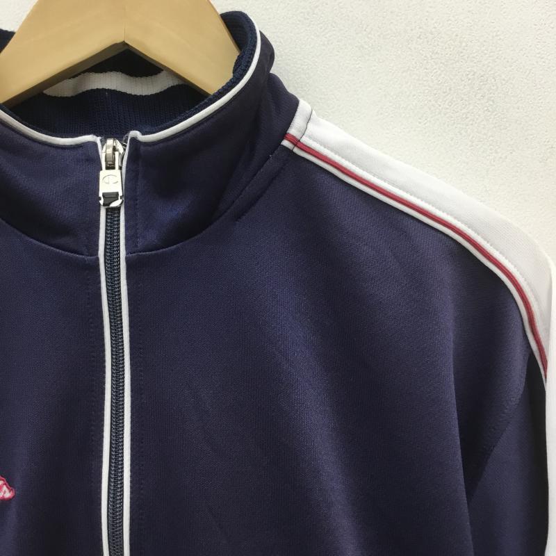 チャンピオン Champion トップス トップス ジャージ L ロゴ、文字 紺 / ネイビー / メンズ USED 古着 中古 10071285