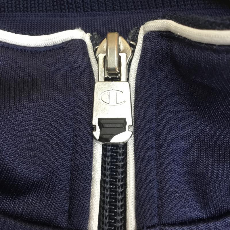 チャンピオン Champion トップス トップス ジャージ L ロゴ、文字 紺 / ネイビー / メンズ USED 古着 中古 10071285