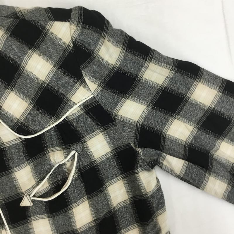 デニムアンドサプライラルフローレン DENIM & SUPPLYRALPHLAUREN ワンピース ミニスカート シャツワンピース XS チェック 黒 / ブラック / レディース USED 古着 中古 10071381