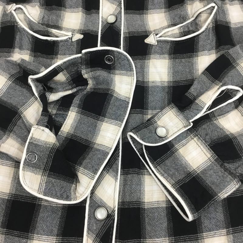 デニムアンドサプライラルフローレン DENIM & SUPPLYRALPHLAUREN ワンピース ミニスカート シャツワンピース XS チェック 黒 / ブラック / レディース USED 古着 中古 10071381