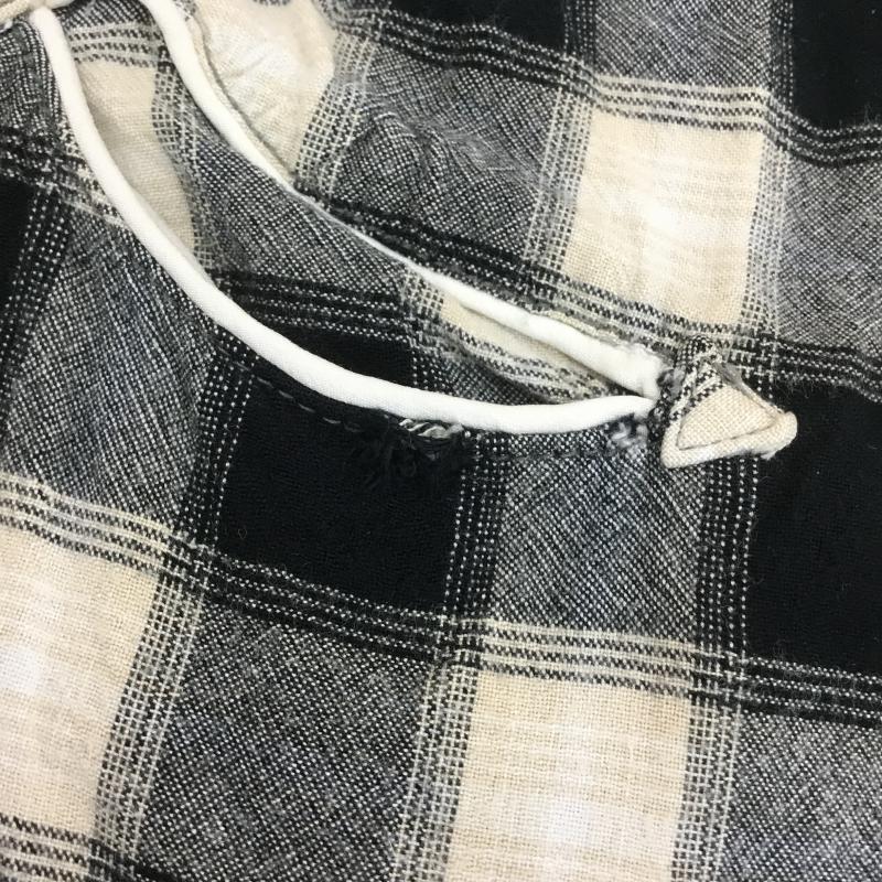デニムアンドサプライラルフローレン DENIM & SUPPLYRALPHLAUREN ワンピース ミニスカート シャツワンピース XS チェック 黒 / ブラック / レディース USED 古着 中古 10071381