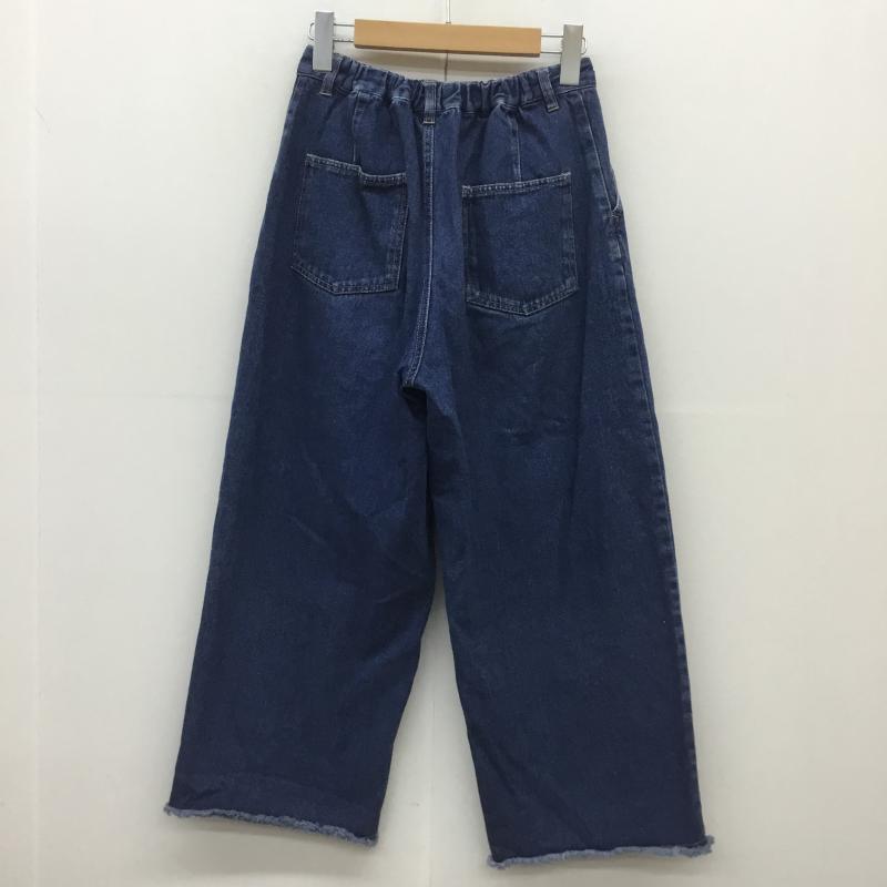 エヘカソポ ehka sopo パンツ デニム、ジーンズ M 無地 青 / ブルー / レディース USED 古着 中古 10071388
