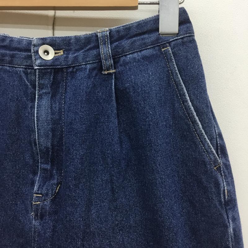 エヘカソポ ehka sopo パンツ デニム、ジーンズ M 無地 青 / ブルー / レディース USED 古着 中古 10071388