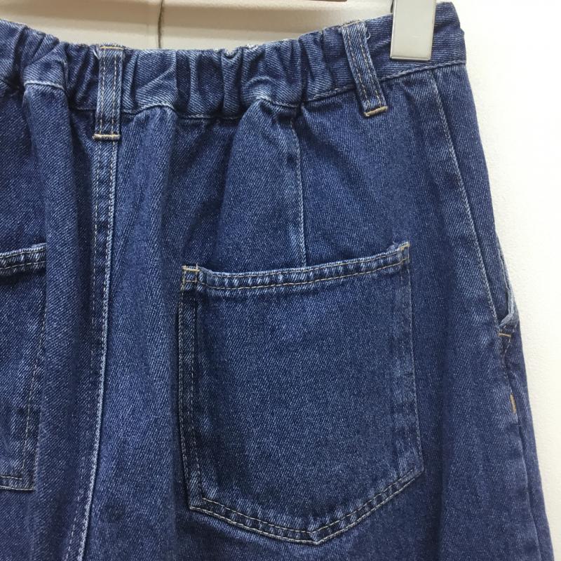 エヘカソポ ehka sopo パンツ デニム、ジーンズ M 無地 青 / ブルー / レディース USED 古着 中古 10071388