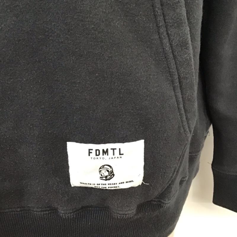 ビリオネア・ボーイズ・クラブ BILLIONAIRE BOYS CLUB パーカー 長袖 FDMTL × BBC プルオーバー 鳥 M 刺繍 チャコールグレー / チャコールグレー / メンズ USED 古着 中古 10071429