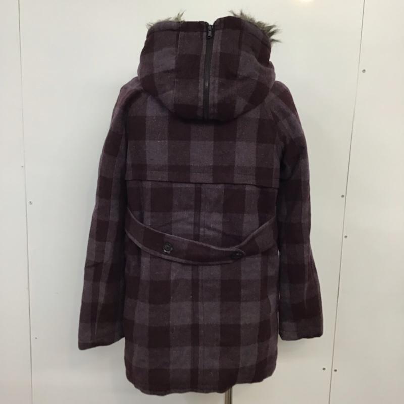 ディーゼル DIESEL コート コート一般 ファー M チェック 紫 / パープル / メンズ USED 古着 中古 10071577