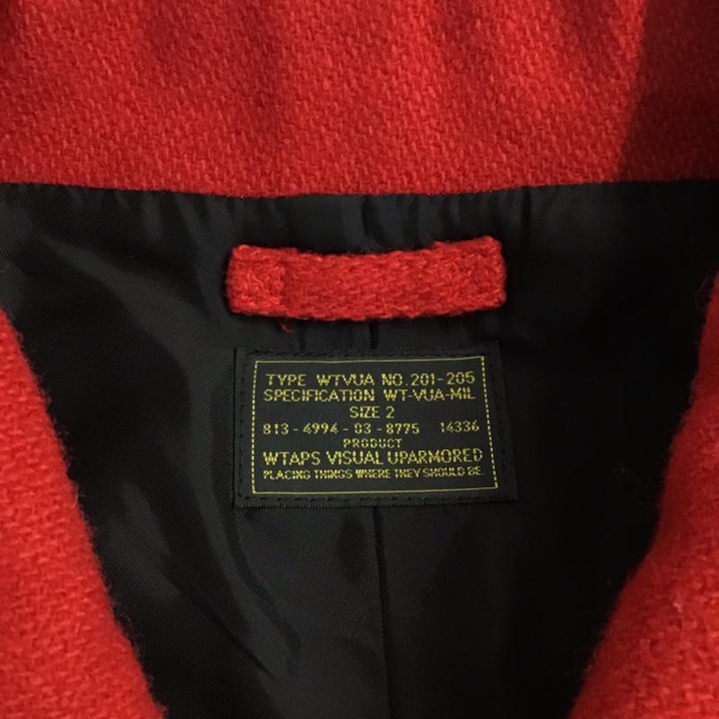 ダブルタップス W)TAPS ジャケット、上着 ジャケット、ブレザー 122LTDT JKM05 CPO JKT 2 無地 赤 / レッド / メンズ USED 古着 中古 10071581