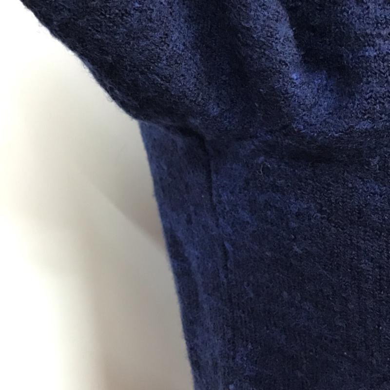 オーセンティックウエア AUTHENTIC WEAR ニット、セーター 長袖 3213-105-0583 green label relaxing モックネック M 無地 紺 / ネイビー / メンズ USED 古着 中古 10071618