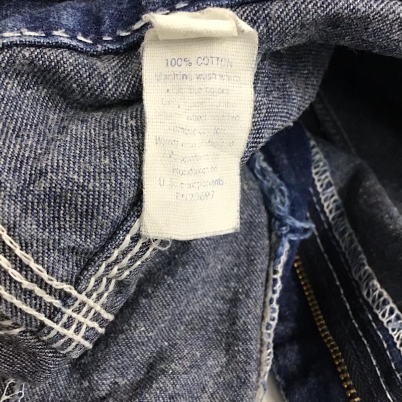 ディッキーズ Dickies パンツ ショートパンツ デニム ハーフパンツ 36 ロゴ、文字 紺 / ネイビー / メンズ USED 古着 中古 10071688