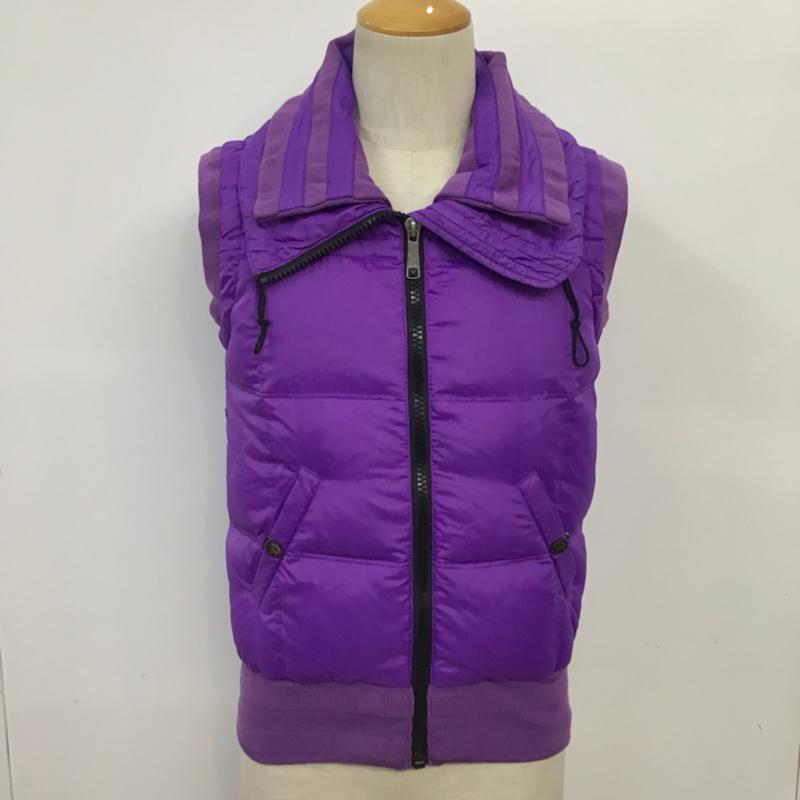 ディーゼル DIESEL ベスト ベスト ダウン フェザー XS 無地 紫 / パープル / メンズ USED 古着 中古 10071788