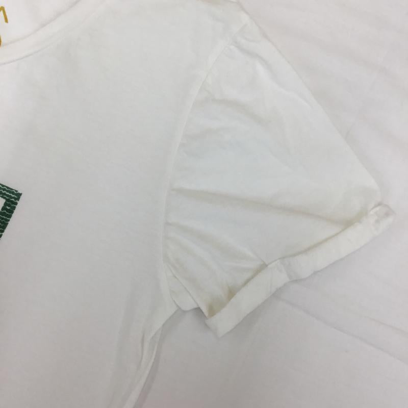 ルーカ RVCA Tシャツ 半袖 S ロゴ、文字 白 / ホワイト / レディース USED 古着 中古 10071822