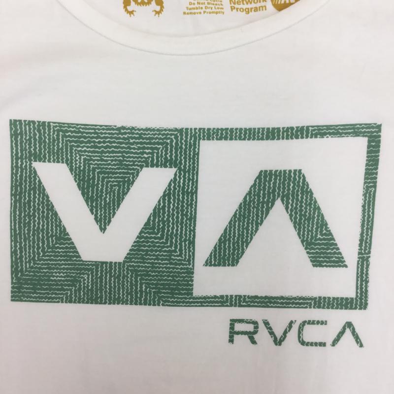 ルーカ RVCA Tシャツ 半袖 S ロゴ、文字 白 / ホワイト / レディース USED 古着 中古 10071822