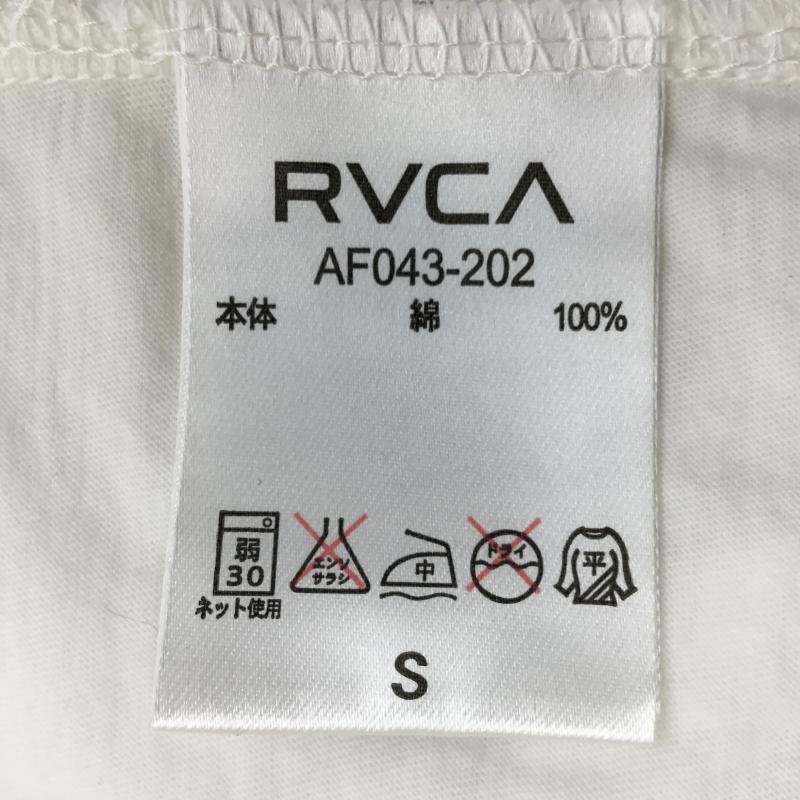 ルーカ RVCA Tシャツ 半袖 S ロゴ、文字 白 / ホワイト / レディース USED 古着 中古 10071822
