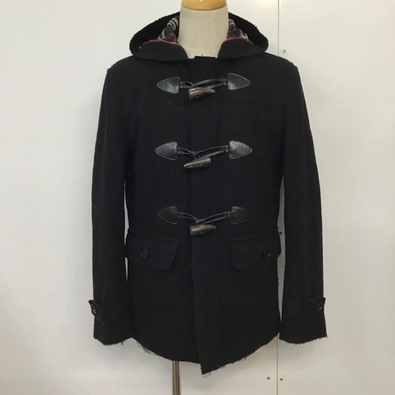 バーバリーブラックレーベル BURBERRY BLACK LABEL コート コート一般 BMP76-128-09 ダッフル L ワンポイント 黒 / ブラック / メンズ USED 古着 中古 10071897