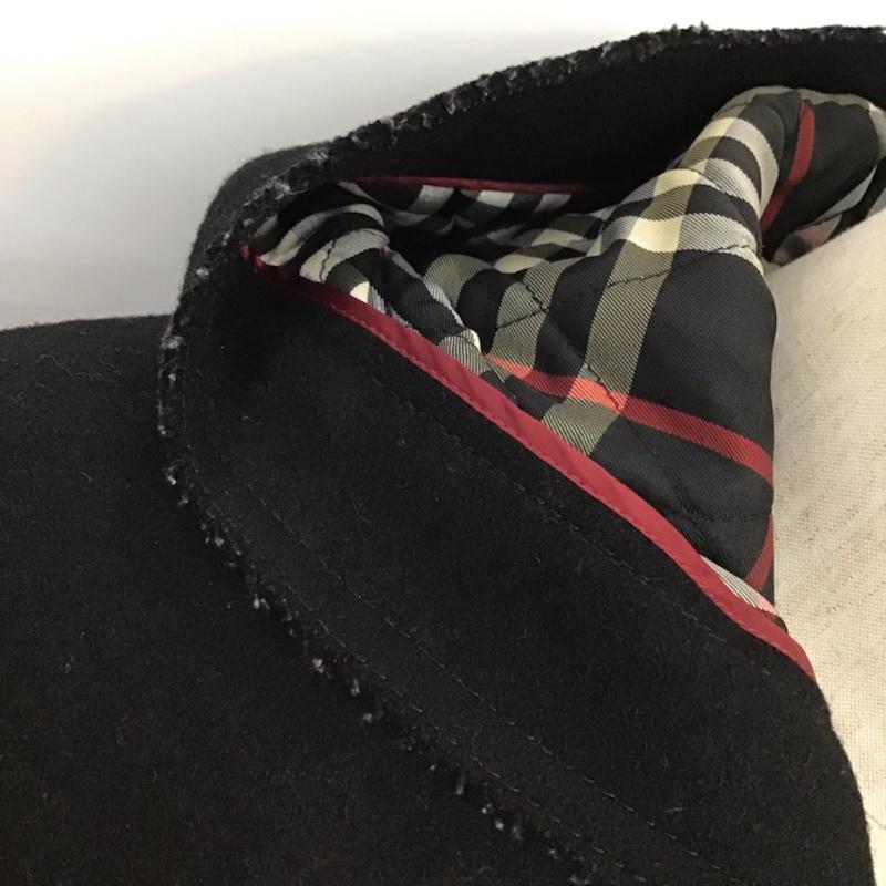 バーバリーブラックレーベル BURBERRY BLACK LABEL コート コート一般 BMP76-128-09 ダッフル L ワンポイント 黒 / ブラック / メンズ USED 古着 中古 10071897