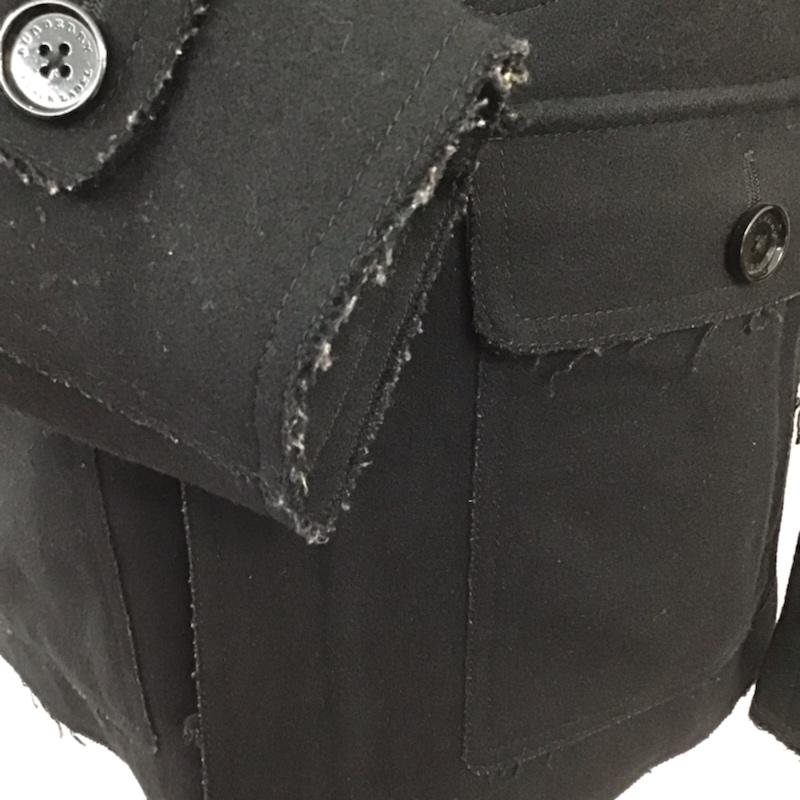 バーバリーブラックレーベル BURBERRY BLACK LABEL コート コート一般 BMP76-128-09 ダッフル L ワンポイント 黒 / ブラック / メンズ USED 古着 中古 10071897