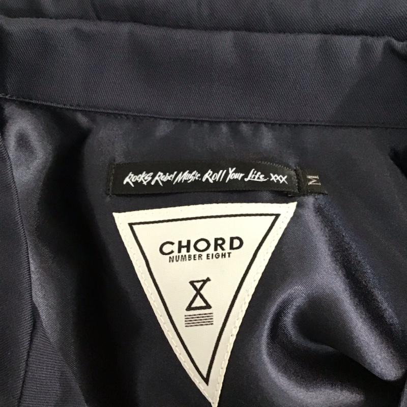 コードナンバーエイト CHORD NUMBER EIGHT シャツ、ブラウス 長袖 オープンカラー 開襟 M 無地 紺 / ネイビー / メンズ USED 古着 中古 10071920