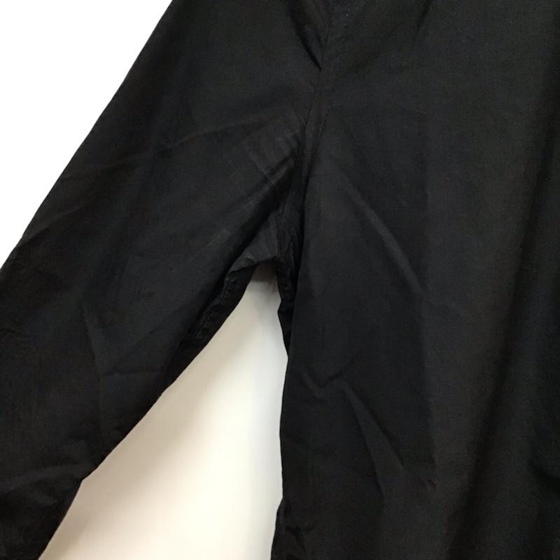 グリーン green シャツ、ブラウス 長袖 1 無地 黒 / ブラック / メンズ USED 古着 中古 10071923