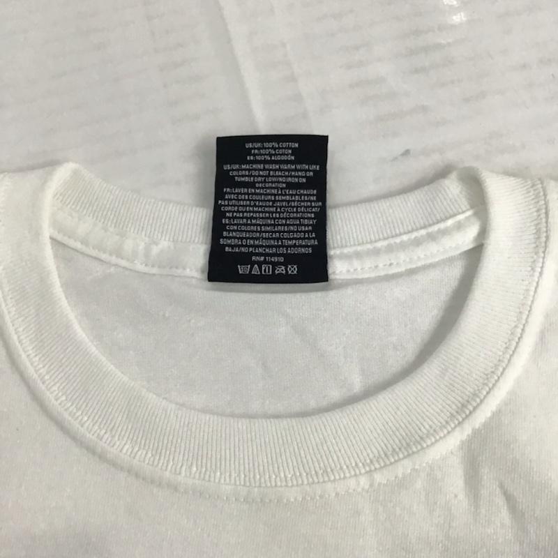 ハフ HUF Tシャツ 半袖 クラシックHロゴ L プリント 白 / ホワイト / メンズ USED 古着 中古 10071931