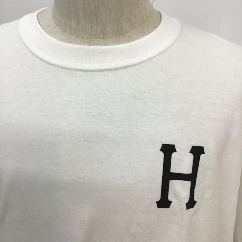 ハフ HUF Tシャツ 半袖 TS01048 クラシックHロゴ タグ付き XL ロゴ、文字 白 / ホワイト / メンズ USED 古着 中古 10071932