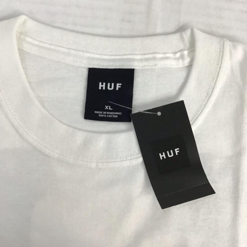 ハフ HUF Tシャツ 半袖 TS01048 クラシックHロゴ タグ付き XL ロゴ、文字 白 / ホワイト / メンズ USED 古着 中古 10071932