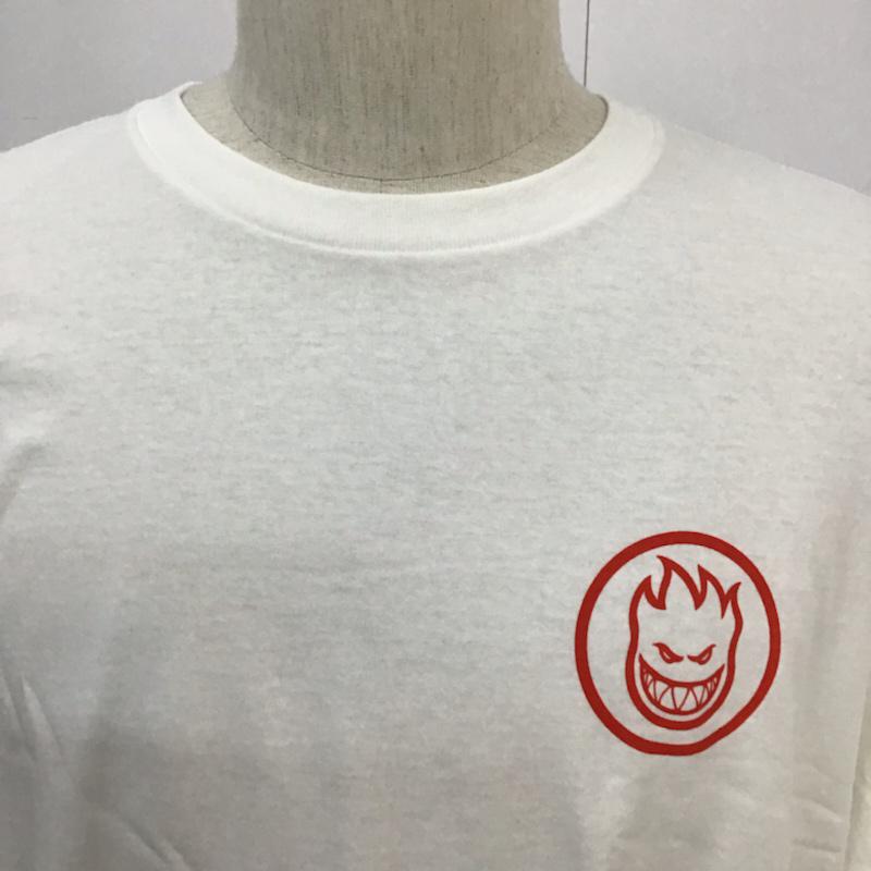 スピットファイア spitfire Tシャツ 半袖 CLASSIC SWIRL OVERLAY TEE L プリント 白 / ホワイト / メンズ USED 古着 中古 10071933