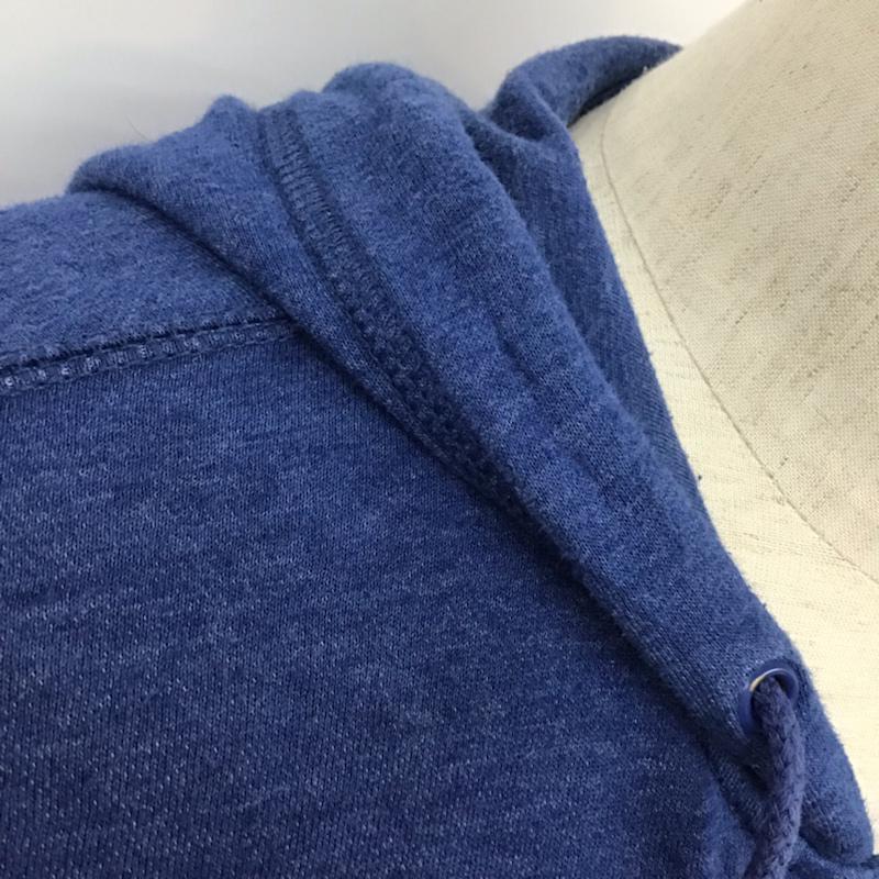 オールドネイビー OLD NAVY パーカー 長袖 ジップアップ スウェット 裏起毛 M ロゴ、文字 青 / ブルー / メンズ USED 古着 中古 10071972