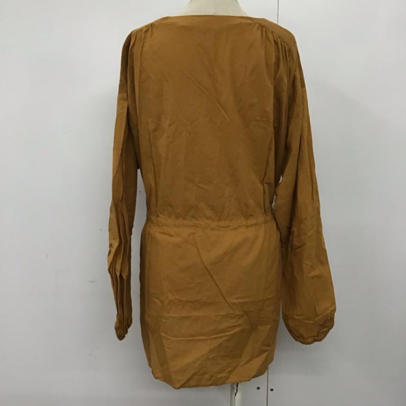ニコアンド niko and... シャツ、ブラウス 長袖 S202CB04FL ボイルドロスト 4 無地 キャメル / キャメル / レディース USED 古着 中古 10072011