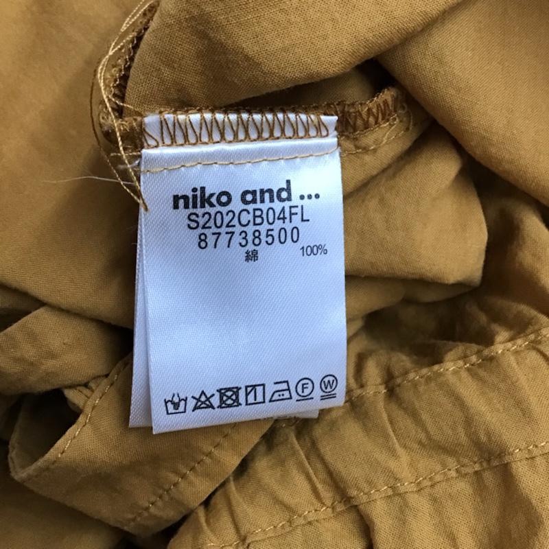 ニコアンド niko and... シャツ、ブラウス 長袖 S202CB04FL ボイルドロスト 4 無地 キャメル / キャメル / レディース USED 古着 中古 10072011
