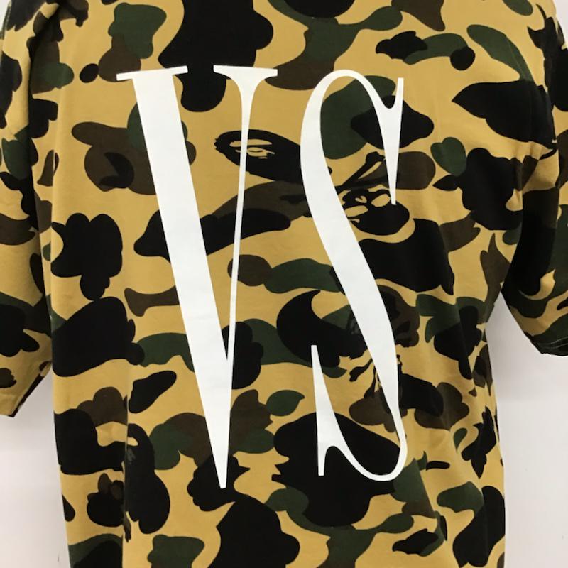 アベイシングエイプ A BATHING APE Tシャツ 半袖 001CSG231915X mastermind VS A BATHING APE ドクロ カモ柄 M プリント ベージュ / ベージュ / X 黒 / ブラック / X 茶 / ブラウン / X カーキ / カーキ / X 白 / ホワイト / メンズ USED 古着 中古 10072028