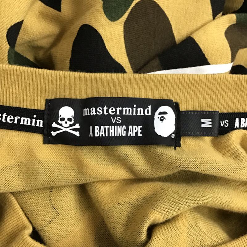アベイシングエイプ A BATHING APE Tシャツ 半袖 001CSG231915X mastermind VS A BATHING APE ドクロ カモ柄 M プリント ベージュ / ベージュ / X 黒 / ブラック / X 茶 / ブラウン / X カーキ / カーキ / X 白 / ホワイト / メンズ USED 古着 中古 10072028