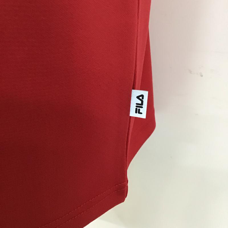 フィラ FILA Tシャツ 半袖 FM5165 再帰反射 吸水速乾 タグ付き LL ロゴ、文字 赤 / レッド / メンズ USED 古着 中古 10072043