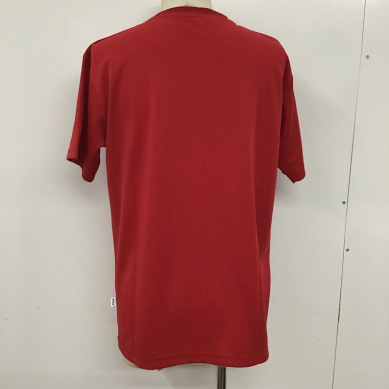 フィラ FILA Tシャツ 半袖 FM5165 再帰反射 吸水速乾 タグ付き L ロゴ、文字 赤 / レッド / メンズ USED 古着 中古 10072045